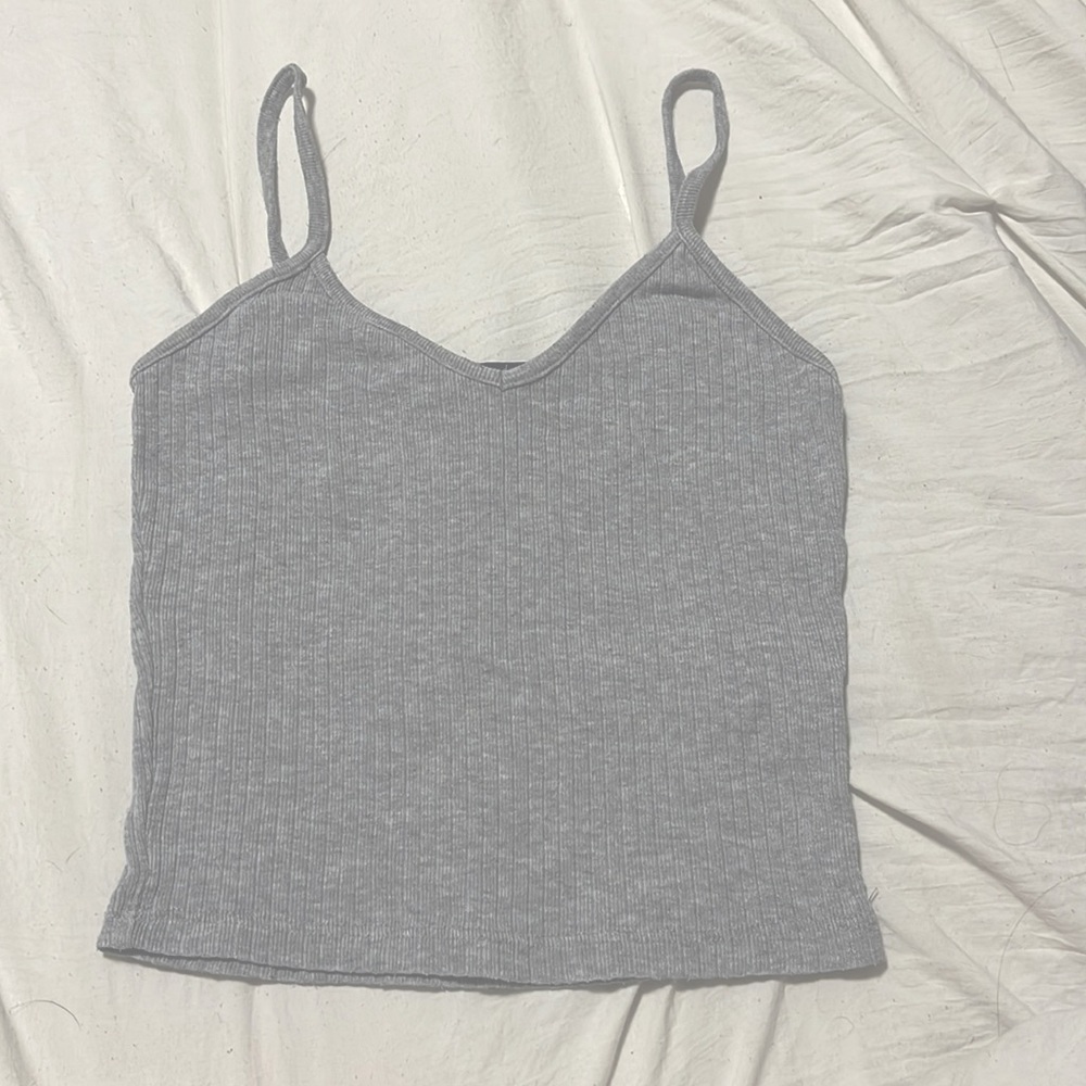 BRANDY MELVILLE Grey Tank Top (onesize)